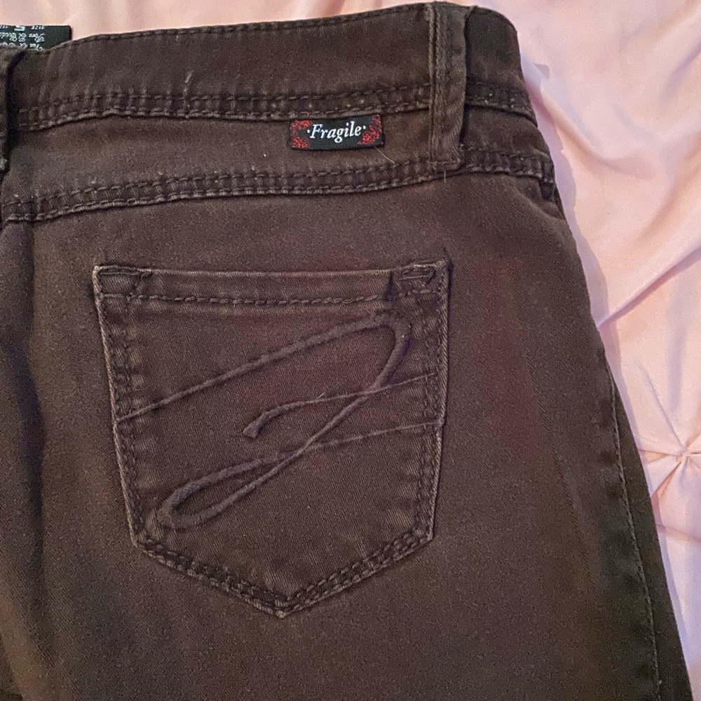 Brown Fragile - soft 5 Pocket Pants